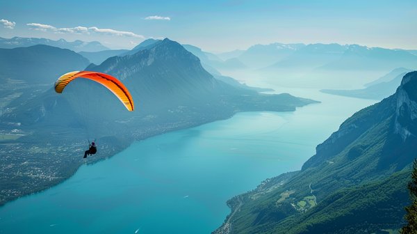 Delta evasion | découvrez le vol en parapente à annecy